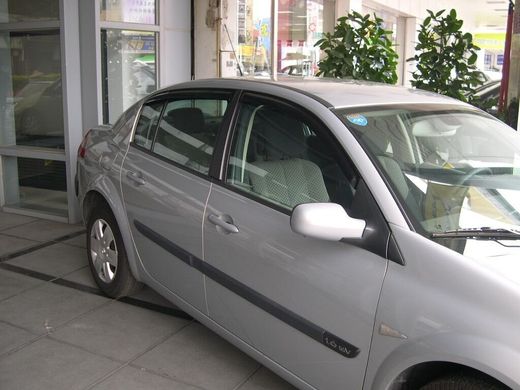 Дефлектори вікон HIC Renault Megane 2 2003-2008 седан, 4шт.