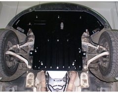 Защита картера двигателя Полигон-Авто AUDI A8 3.7-4.2 (алюм. подрамник) 1996-2004г. (кат. *)