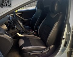 Авточехлы из экокожи Hyundai Elantra (MD) '2011-16г., "Tuning Cobra"