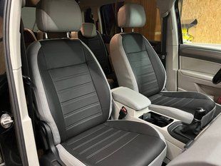 Авточехлы из экокожи Volkswagen Touran с 2015г., "Tuning Cobra"