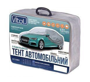 Тент автомобильный Vitol всесезонный (размер M)