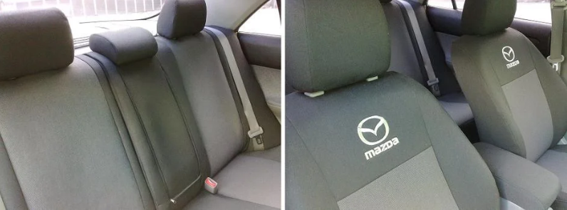 Авточехлы Mazda 6 '2002-2007г. седан (Автоткань, EMC-Elegant Classic)