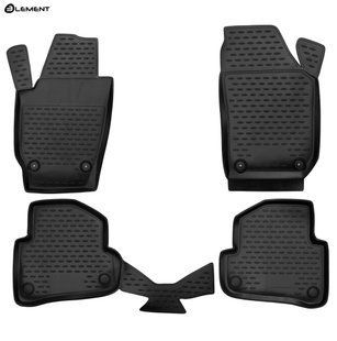 Коврики в салон Skoda Fabia 2 2007-2015г. (Element, полиуретан)