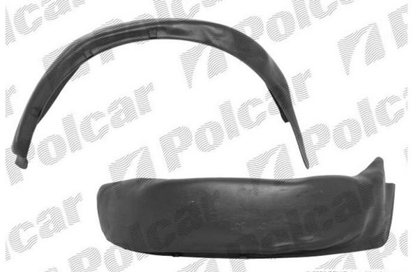 Підкрилки Polcar Toyota Aygo 2005-2012г., 2шт. задні