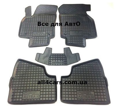 Килимки в салон Opel Astra H '2004-14р. , хетчбек/універсал (Avto-Gumm, поліуретан)