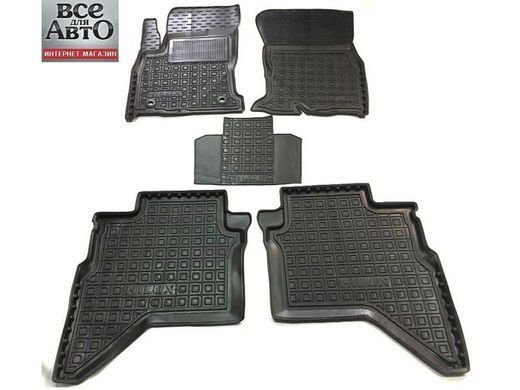 Килимки в салон Toyota Hilux з 2015р. (Avto-Gumm, поліуретан)