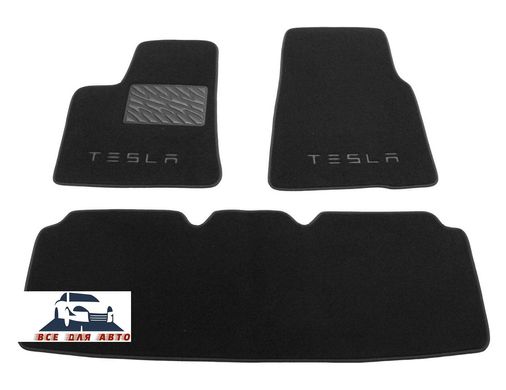 Ворсовые коврики TESLA Model S c 2016г. (STANDART)