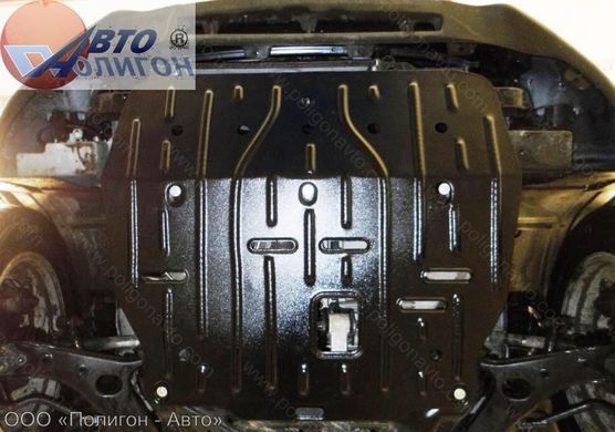 Защита картера двигателя Полигон-Авто JAC S5 2.0л МКПП с 2013г. (кат. E)