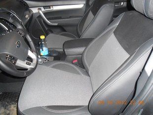 Авточехлы KIA SORENTO 2 (XM) 2009-2015г., (Premium Style, MW Brothers)