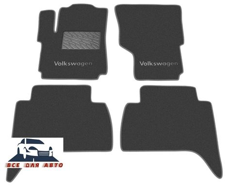 Ворсові килимки Volkswagen Amarok з 2010р. (STANDART)