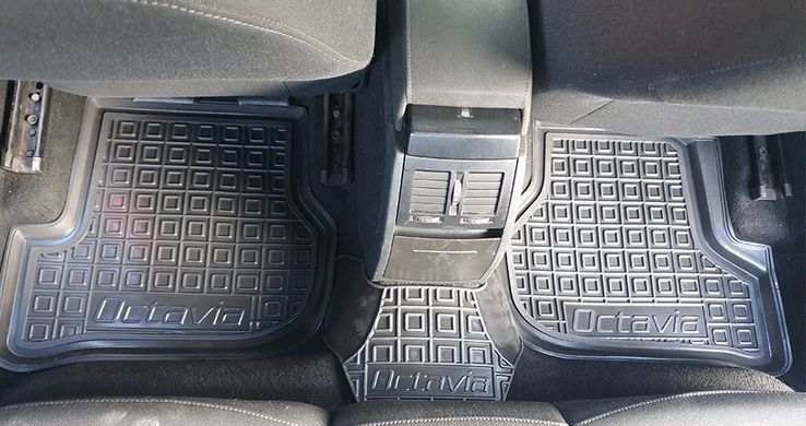 Килимки в салон Skoda Octavia A5 '2004-13р. (Avto-Gumm, поліуретан)