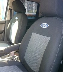 Авточехлы Ford Ranger (1+1) c 2016г. (Автоткань, EMC-Elegant Classic)