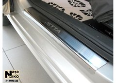 Накладки на пороги VW Jetta VI с 2011г, 4 шт.