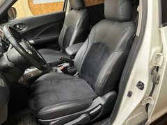 Авточехлы из экокожи Nissan Juke '2010-2019г., "Tuning Cobra", центр из антары