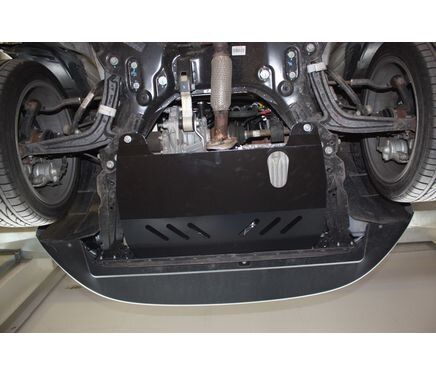 Защита картера двигателя Novline FIAT 500 с 2008г. 1,2/1,4л МКПП/АКПП