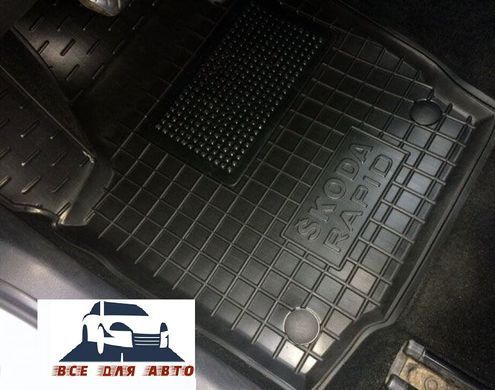 Килимки в салон Skoda Rapid '2012-20р.(Avto-Gumm, поліуретан)