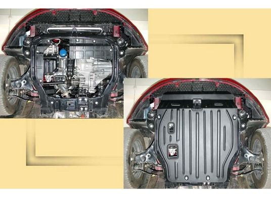Защита картера двигателя Полигон-Авто KIA Ceed 1.6;2,0л 2007-2012г. (кат. St)