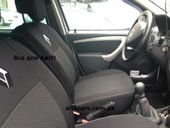 Авточехлы Renault Duster раздельный c 2018г. (Автоткань, ТМ Elegant)