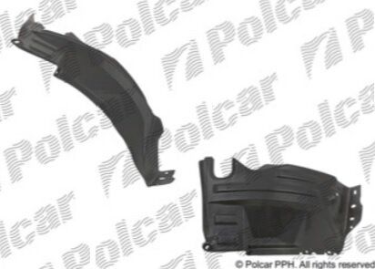 Підкрилки Polcar Mitsubishi Colt 5D 2004-2008р., 2шт. задні