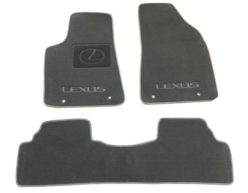 Ворсові килимки Lexus RX 2009–2012г. (LUXURY, сірі)