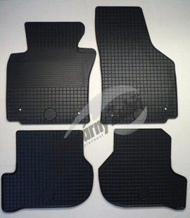 Коврики в салон Seat Altea 2004-2015г. (Gumarny Zubri, резина)