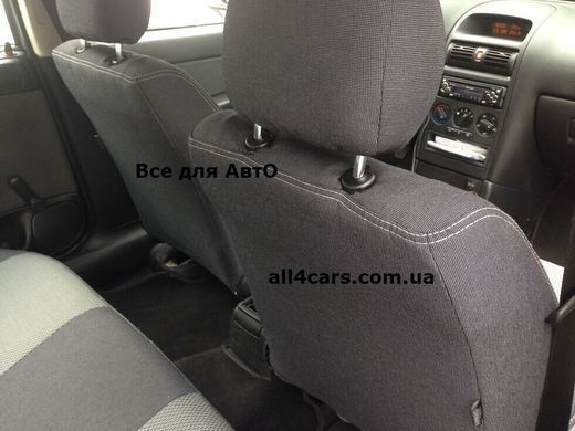 Авточехлы Opel Zafira A 7 мест 1999-2005г. (Автоткань, EMC-Elegant Classic)