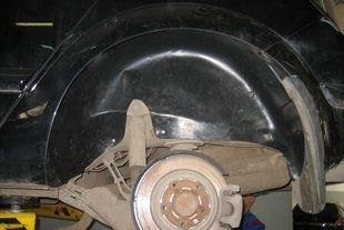 Підкрилки TOTEM (Novline) Opel Astra H хетчбек з 2007р., 2 шт. задні