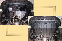 Защита картера двигателя Полигон-Авто HYUNDAI Santa Fe 2,0л; 2,4л; 2,0D 2000-2006г. (кат. St)