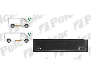 Ремкомплект обшивки двері розсув. правої Ford Transit 1985-2000р., арт.32444025