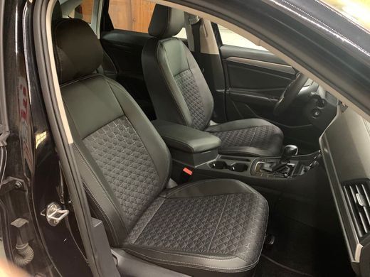 Авточохли з екошкіри Volkswagen Jetta 7 с 2018р. USA, "Tuning Cobra"