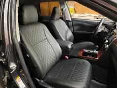 Авточехлы из экокожи Toyota Camry (XV50) '2011–18г., "Tuning Cobra"