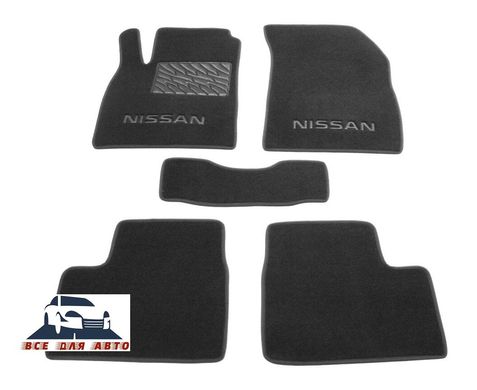 Ворсові килимки Nissan Micra (K13) з 2010р. (STANDART)