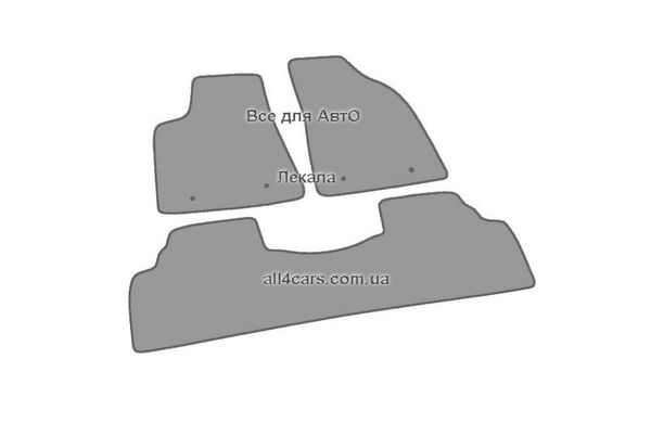 Ворсові килимки для Лексус RX 2009–2012г. (STANDART)