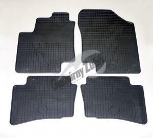 Коврики в салон Hyundai i-20 2009-2014г. (Gumarny Zubri, резина)