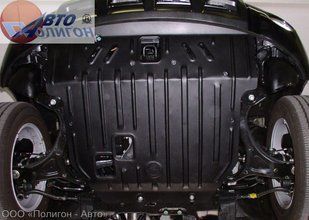 Защита картера двигателя Полигон-Авто HYUNDAI Santa Fe 2,2л CRDi; 2,7i 2006-2012г. (кат. St)
