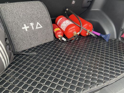 Коврик в багажник из экокожи Volkswagen Touareg с 2018г.