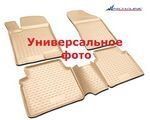 Коврики в салон Toyota Land Cruiser 200 2008-2012г. 3 ряда беж. (Element, полиуретан)